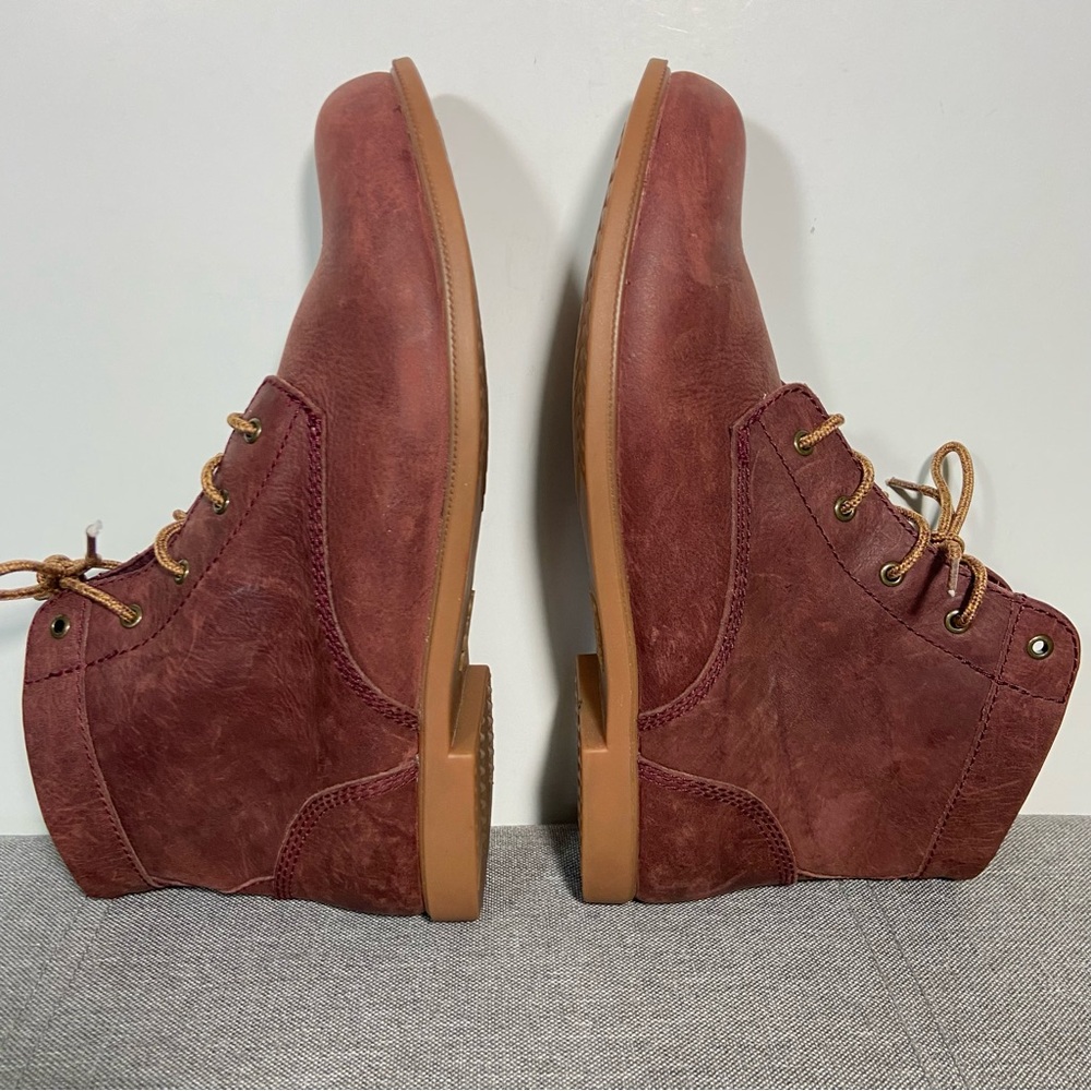 Kodiak Red Distressed Leather Ankle Boots- woman’s 8.5 - Picture 8 of 12